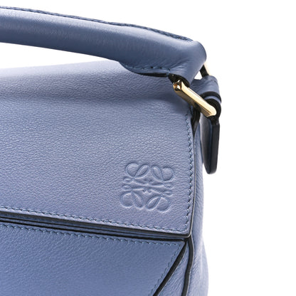Loewe Calfskin Medium Puzzle Bag Blue 7 of 12