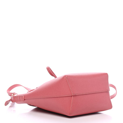 Mansur Gavriel Saffiano Mini Mini Bucket Bag Blush 4 of 10
