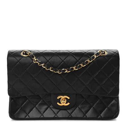 Chanel Lambskin Quilted Medium Double Flap Black 1 of 10