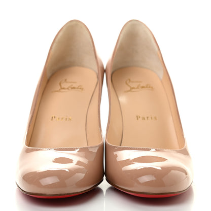 Christian Louboutin Patent Lady Gena 85 Pumps 37 Nude 2 of 8