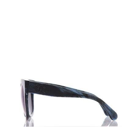 Chanel Acetate Butterfly Signature CC Sunglasses 5358 Dark Blue 3 of 8