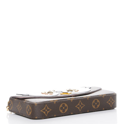 Louis Vuitton Monogram Lovely Birds Pochette Felicie Chain Wallet 4 of 8