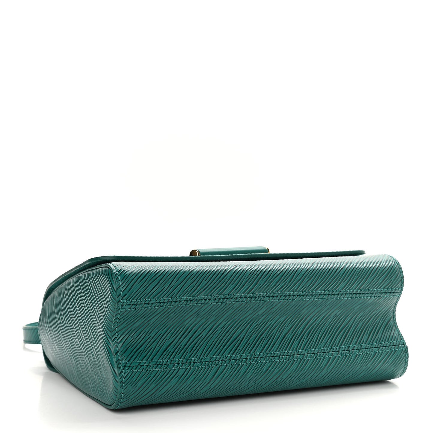 Epi Twist Shoulder Bag MM Emeraude