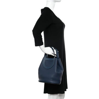 Hermes Taurillon Clemence Swift In-The-Loop 23 Bag Bleu de Prusse 2 of 11