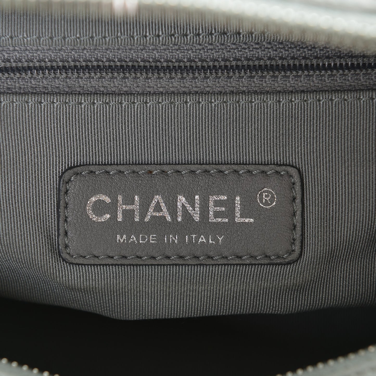 Calfskin Ultra Stitch Tote Grey