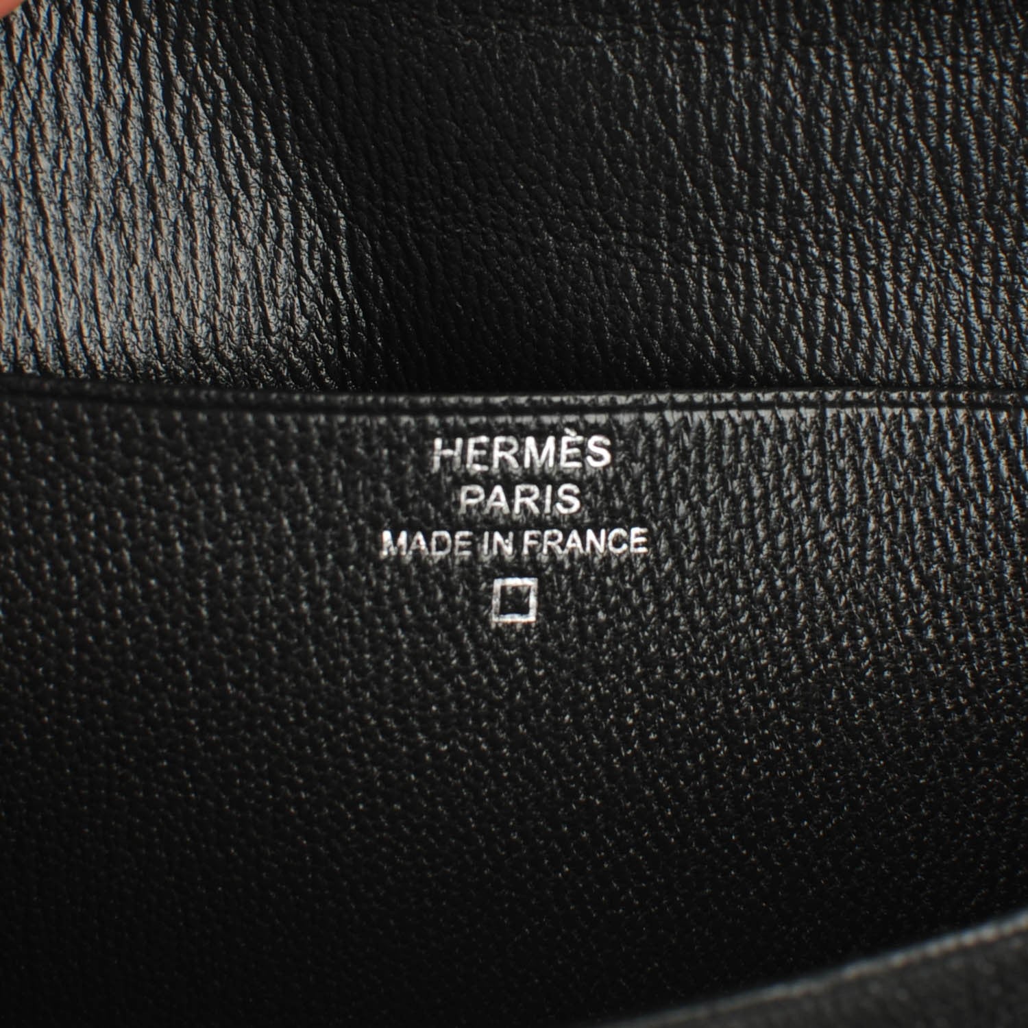 Hermes Matte Alligator Bearn Wallet Graphite 6 of 8