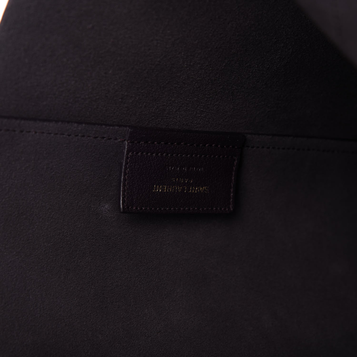 Saint Laurent Calfskin Large Shopping Tote Purple 8 of 11