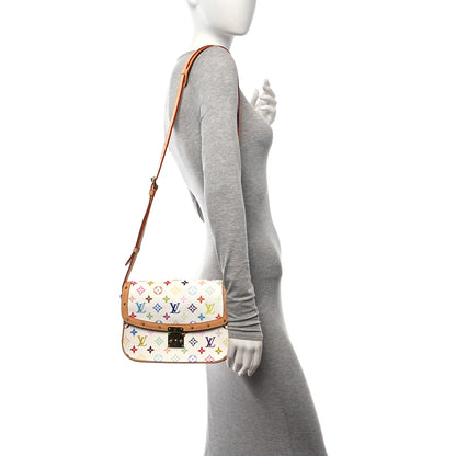Louis Vuitton Monogram Multicolor Sologne White 2 of 9