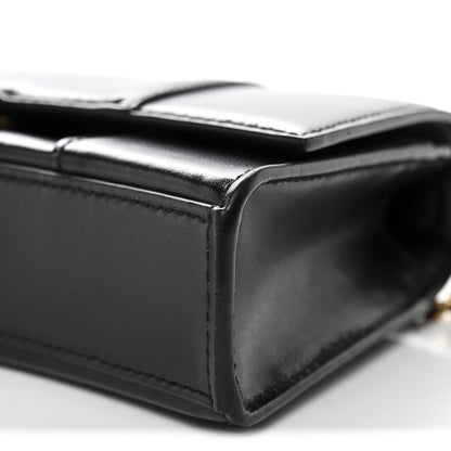 Balenciaga Shiny Box Calfskin Hourglass Chain Bag Black 10 of 13
