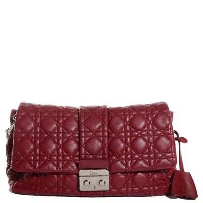 Christian Dior Lambskin Cannage New Lock Flap Red 1 of 7