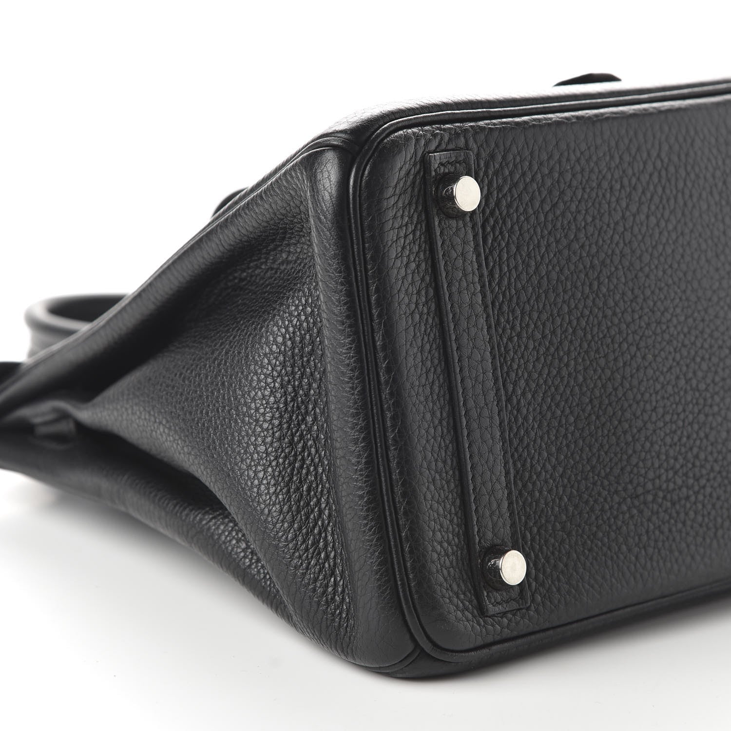 Hermes Taurillon Clemence Birkin 30 Black 6 of 10