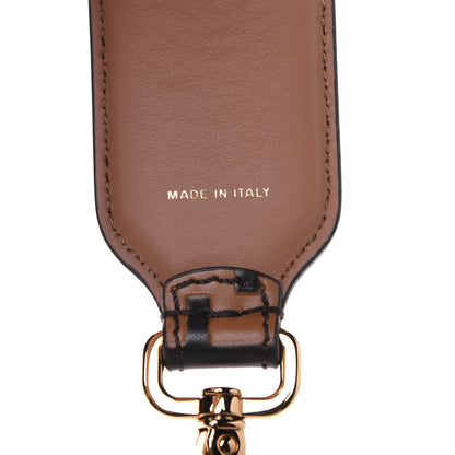Fendi Calfskin FF 1974 Embossed Strap You Tobacco Black 4 of 7