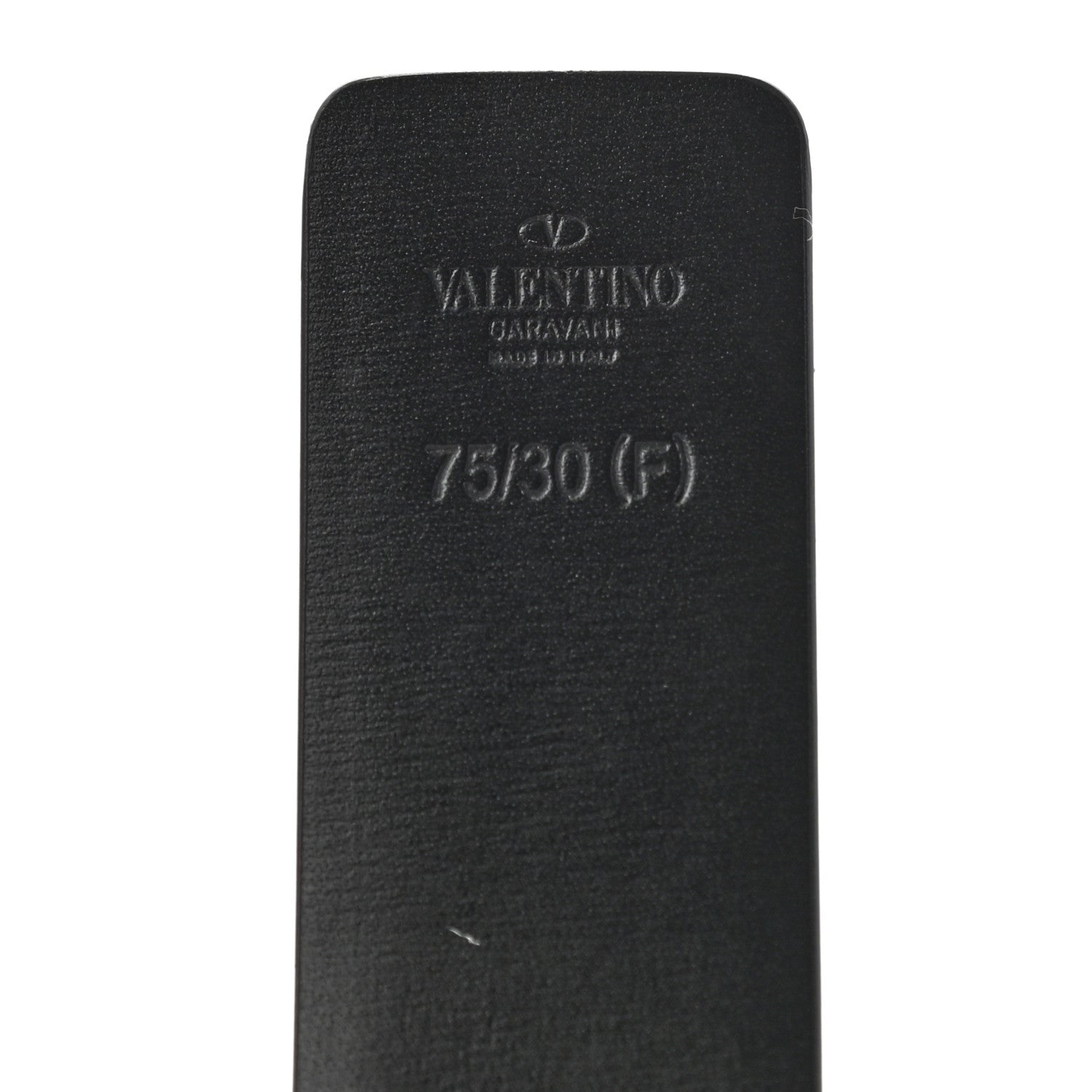 Valentino Garavani Glossy Calfskin VLogo Reversible 40mm Belt 75 30 Smokey Beige Black 3 of 6