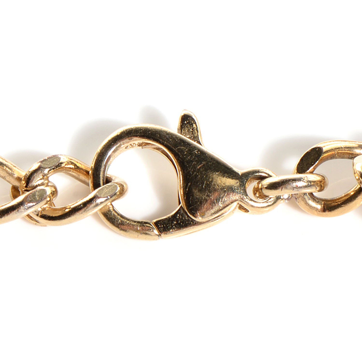 Chanel Crystal CC Charm Bracelet Pink Gold 5 of 6