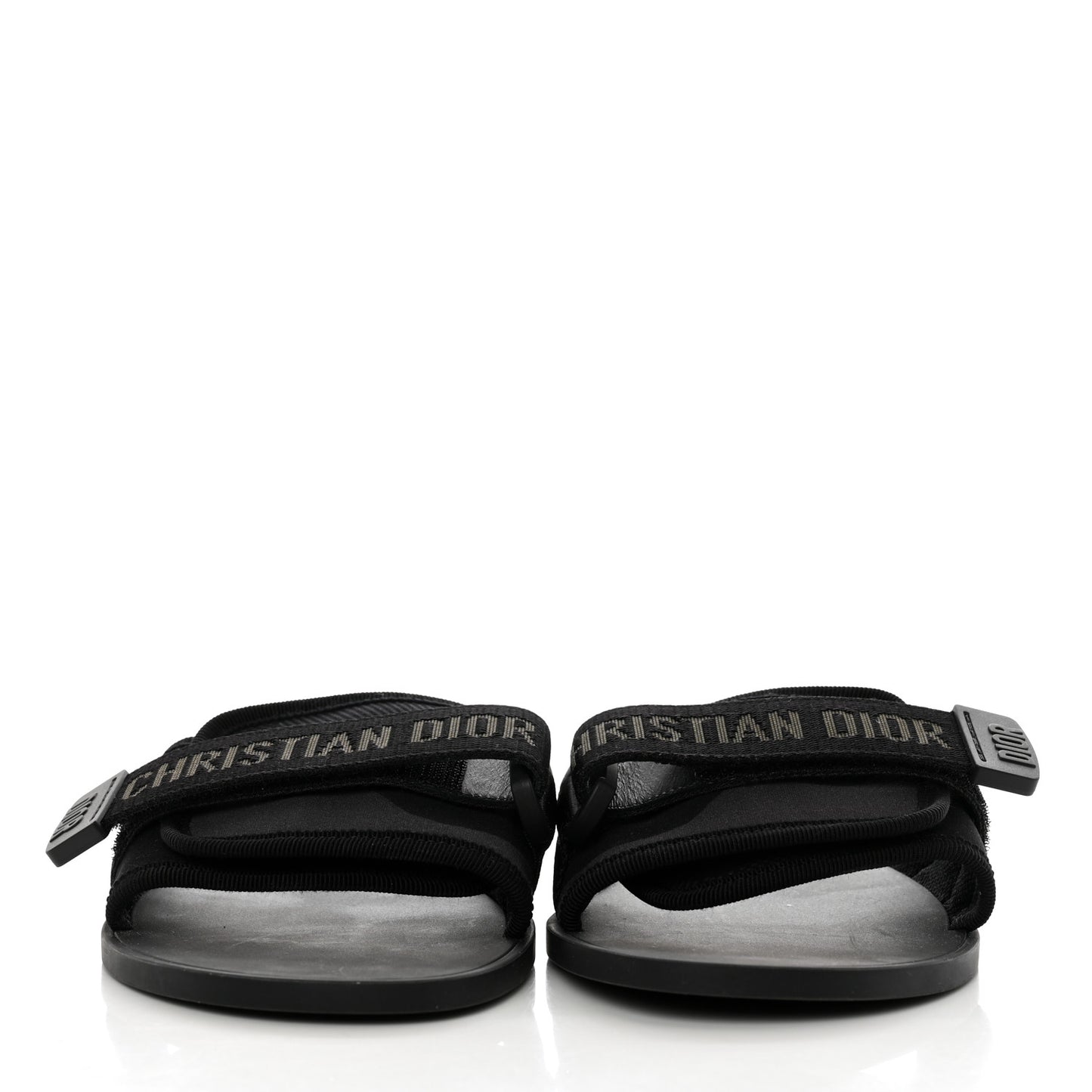 Technical Stretch Fabric Camouflage Dio(r)evolution Slide Sandals 40 Black Military