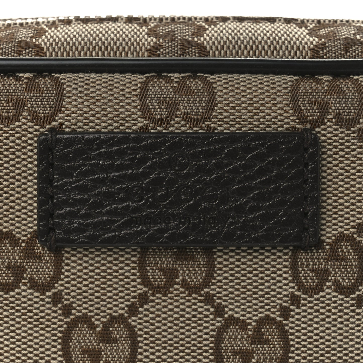 Monogram Belt Bag Dark Brown