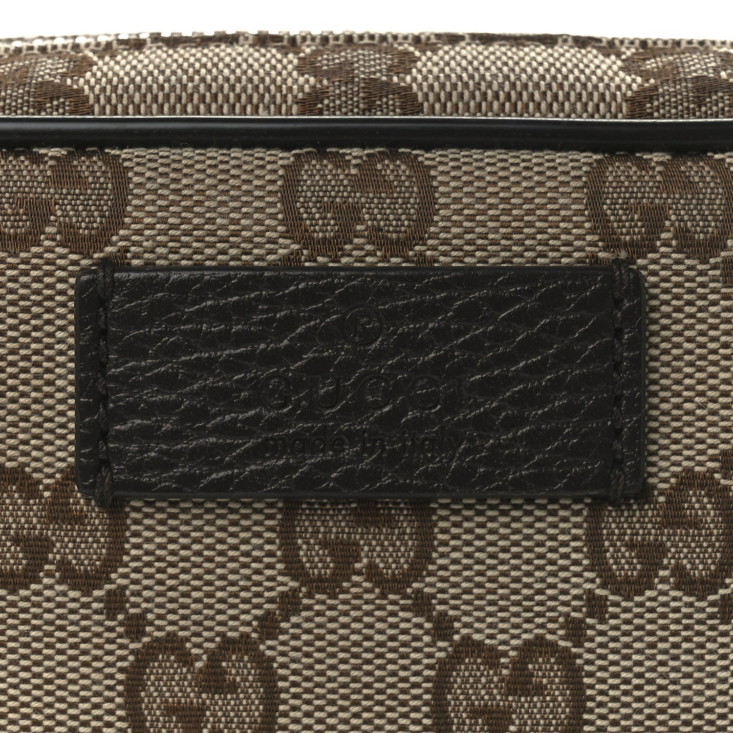 Gucci Monogram Belt Bag Dark Brown 10 of 14