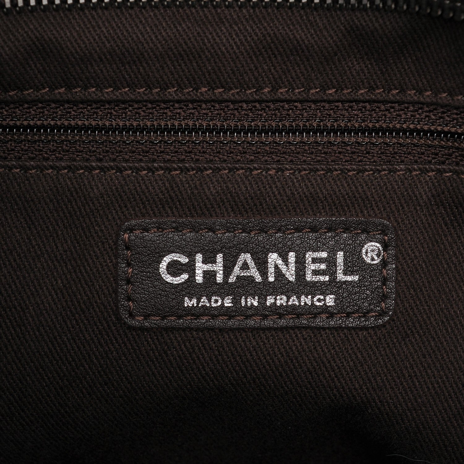 Chanel Caviar Large CC Tuck Tote Brown 6 of 7