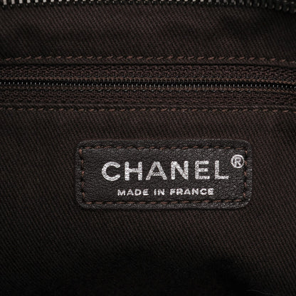 Chanel Caviar Large CC Tuck Tote Brown 6 of 7