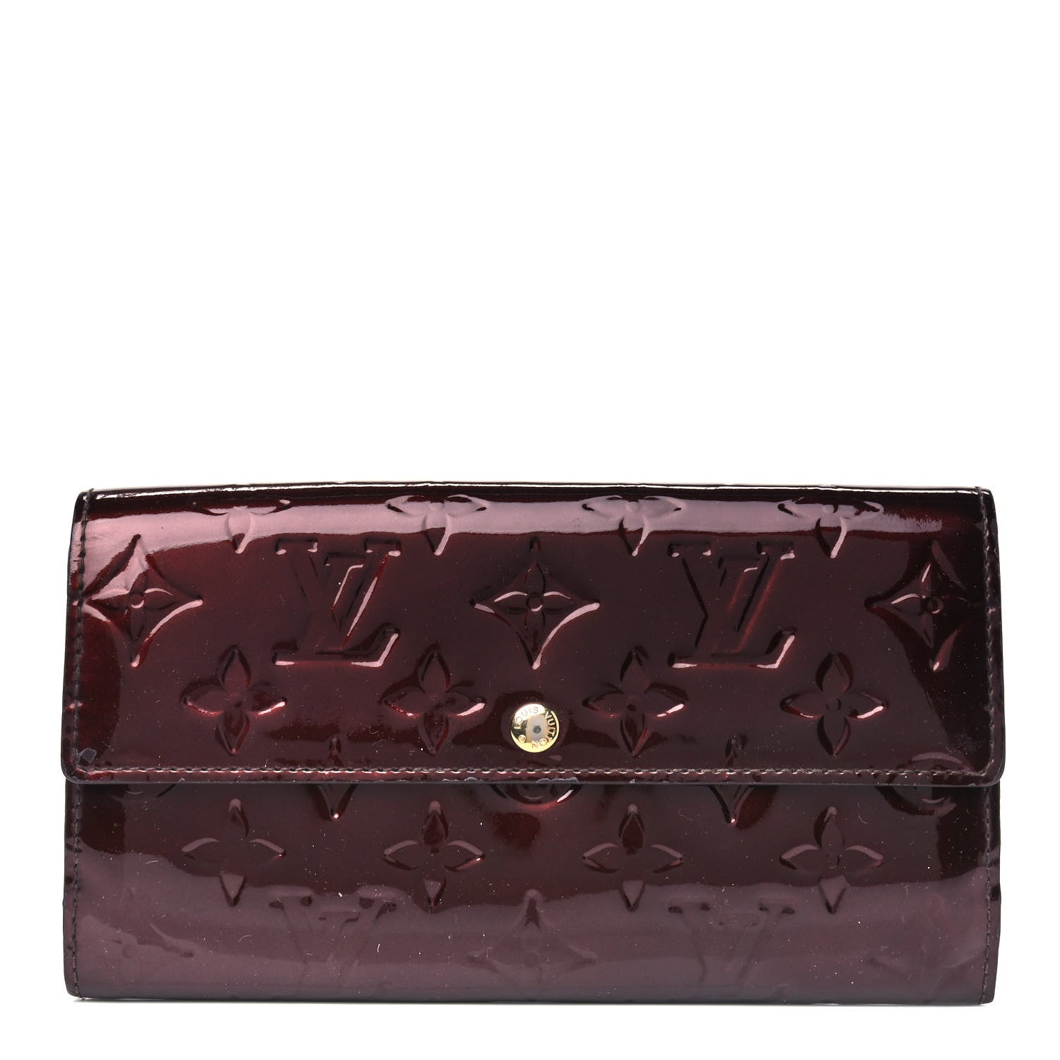 Louis Vuitton Vernis Sarah Wallet Rouge Fauviste 1 of 5