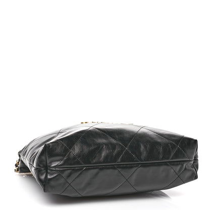 Chanel Shiny Calfskin Quilted Small Chanel 22 Black 5 of 12