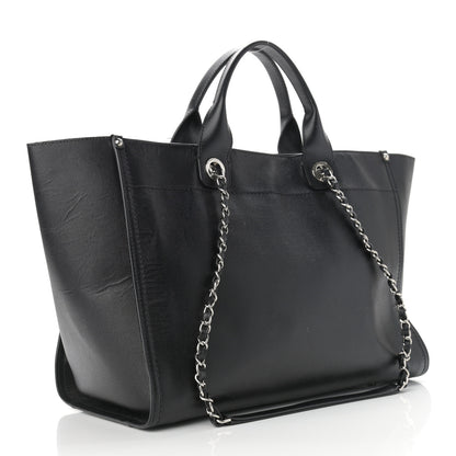 Chanel Caviar Medium Studded Deauville Tote Black 3 of 14