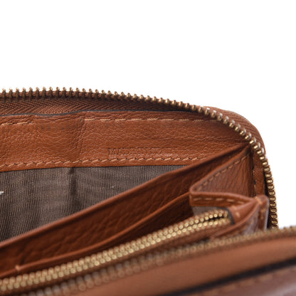 Chloe Grained Calfskin Marcie Long Zip Around Wallet Tan 10 of 13