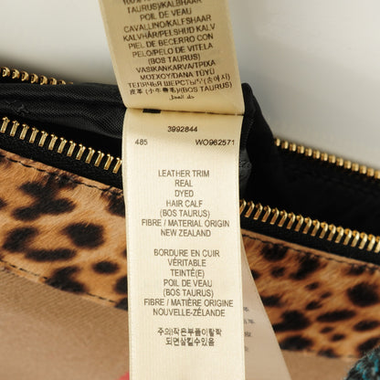 Burberry House Check Calf Hair Leopard Print Peyton Crossbody Clutch Bag 19 of 22