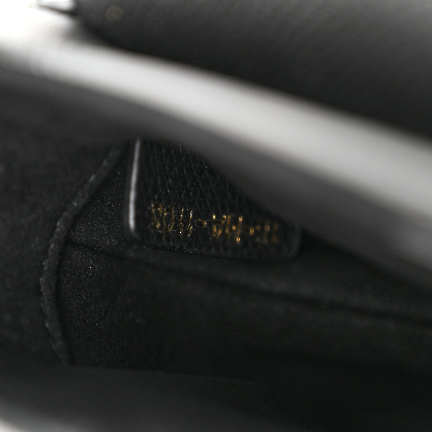 Christian Dior Grained Calfskin Mini Saddle Bag Black 7 of 12
