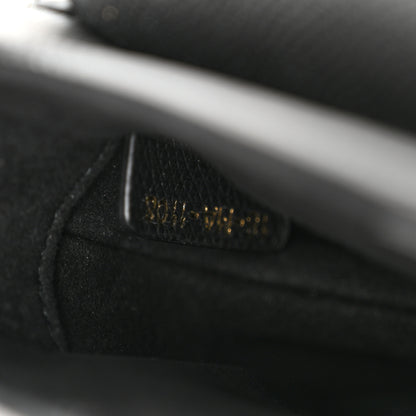 Christian Dior Grained Calfskin Mini Saddle Bag Black 7 of 12
