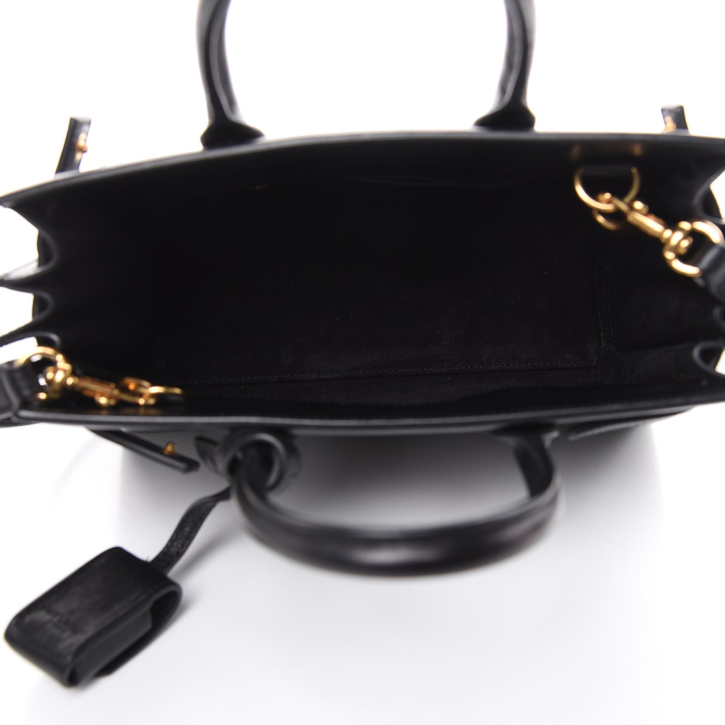 Calfskin Nano Sac De Jour Black
