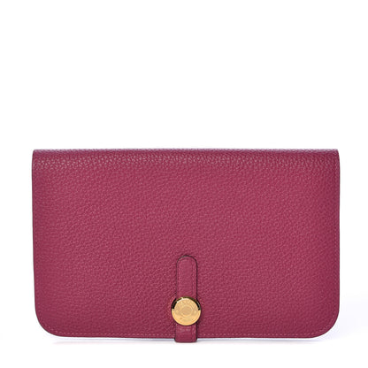 Hermes Togo Dogon Duo Wallet Tosca 1 of 10