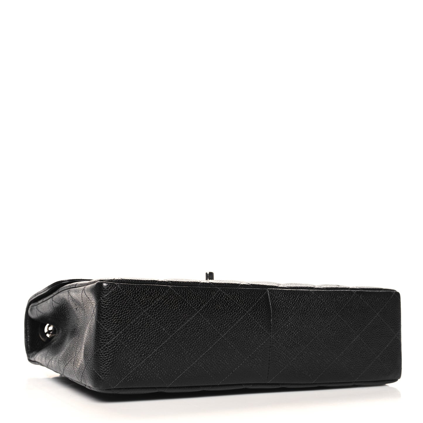 Caviar Jumbo Single Flap Black