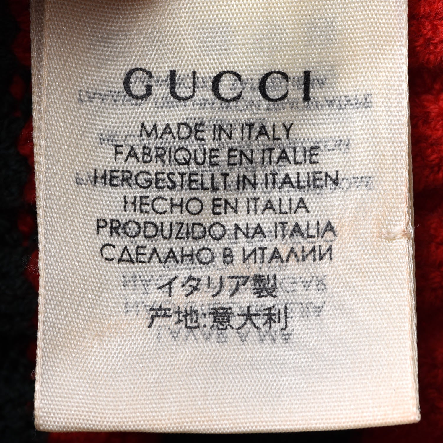 Gucci Wool Web Headband L Green Red 5 of 6