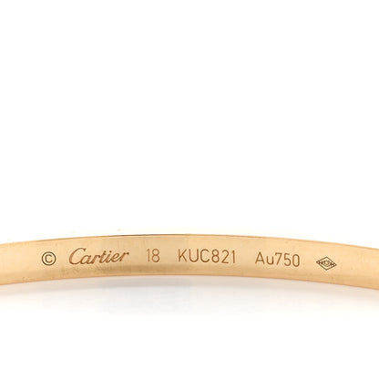 Cartier 18K Yellow Gold Small LOVE Bracelet 18 4 of 5