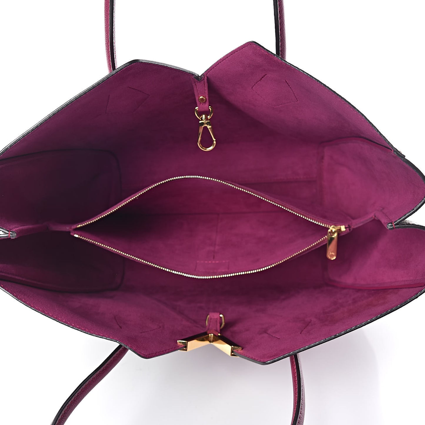 Calfskin Monogram Kimono Tote Grape