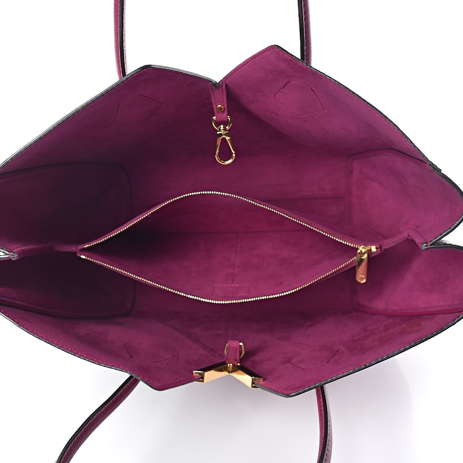 Louis Vuitton Calfskin Monogram Kimono Tote Grape 5 of 9