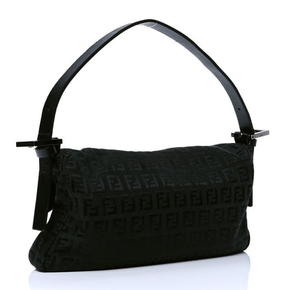 Fendi Zucchino Baguette Black 2 of 6