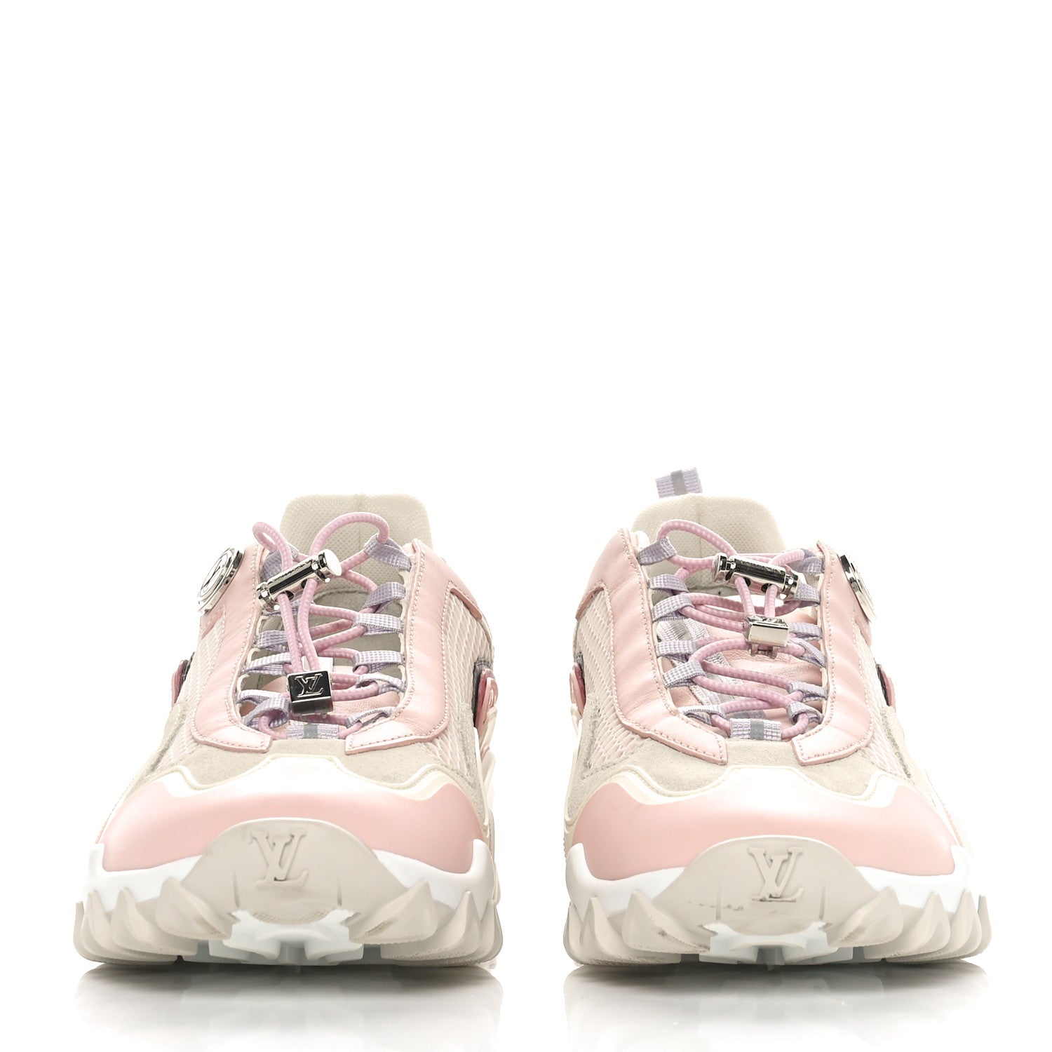 Louis Vuitton Technical Fabric LV Rush Sneakers 37 Pink 2 of 7