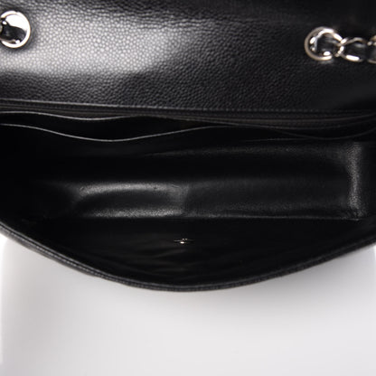 Chanel Caviar Quilted Jumbo Single Flap Black 6 of 9