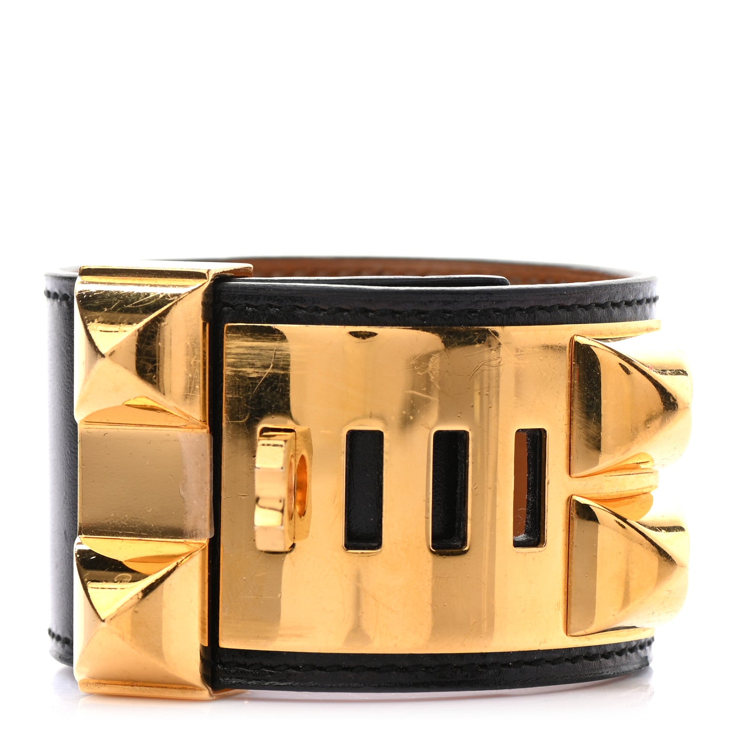 Hermes Box Collier de Chien CDC Bracelet S Black 3 of 5