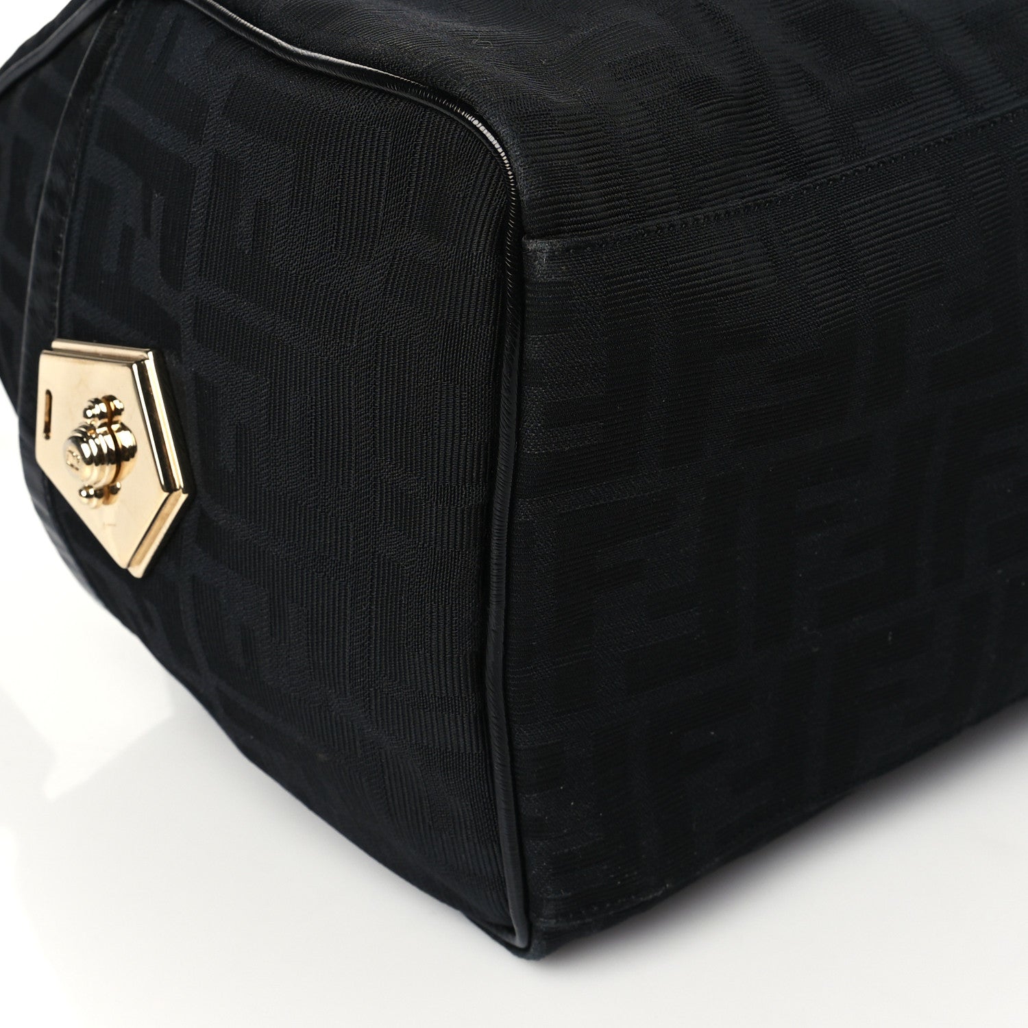 Fendi Zucca Medium Chef Boston Black 8 of 9