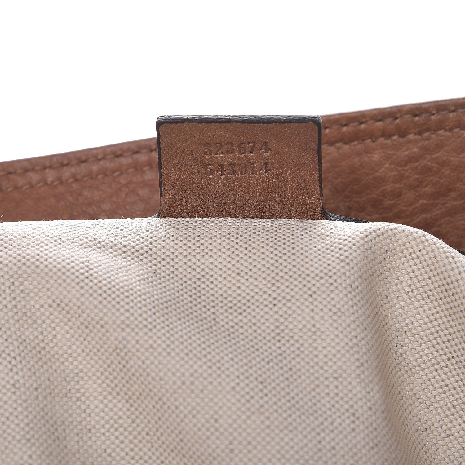 Gucci Pebbled Calfskin Large Miss GG Top Handle Bag Light Cuir 7 of 10