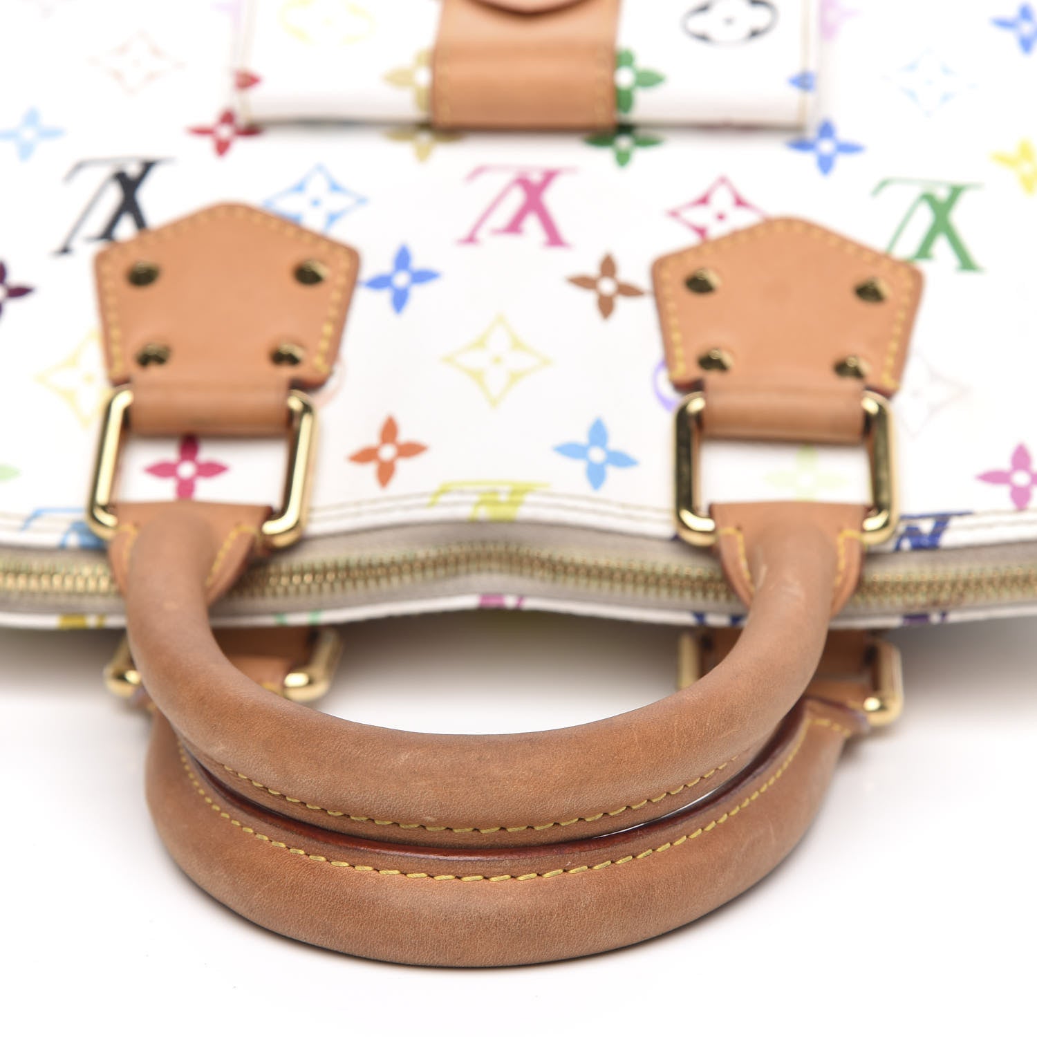 Louis Vuitton Monogram Multicolor Alma GM White 13 of 18