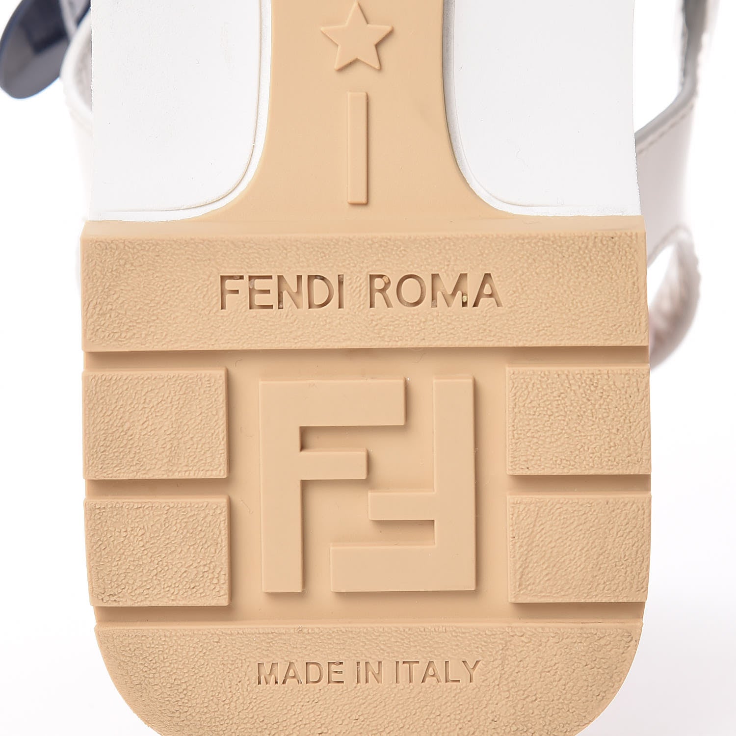 Fendi Vitello T Rex Platform Sandals 36 Ultra White Black 6 of 15