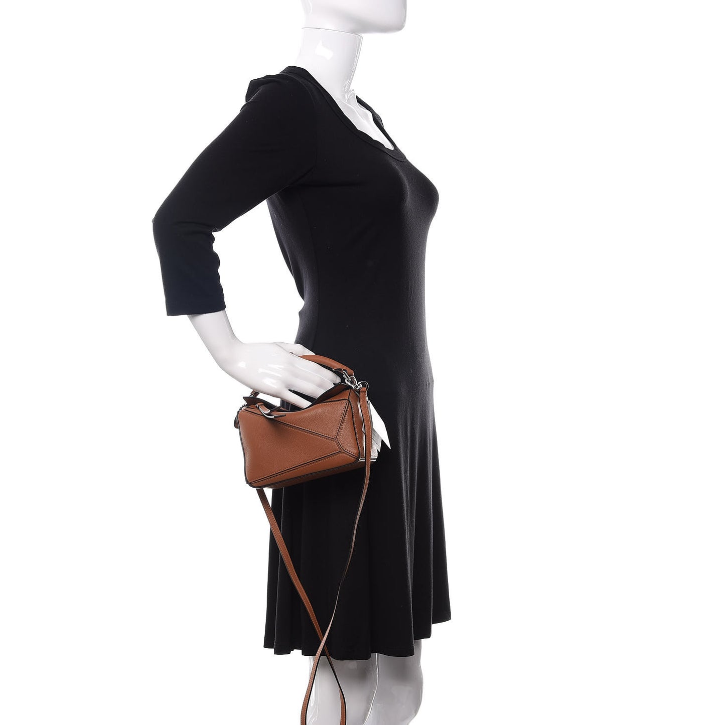 Calfskin Mini Puzzle Bag Tan