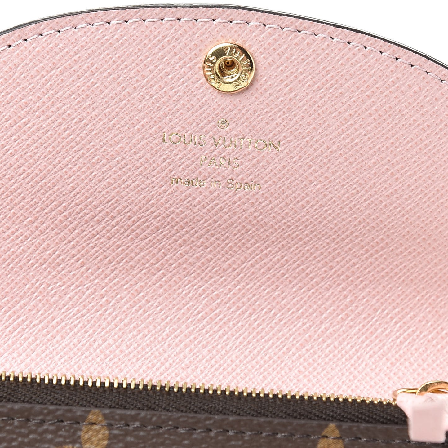 Monogram Rosalie Coin Purse Rose Ballerine