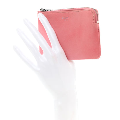 Celine Lambskin Solo Coin Card Case Cloudy 2 of 10