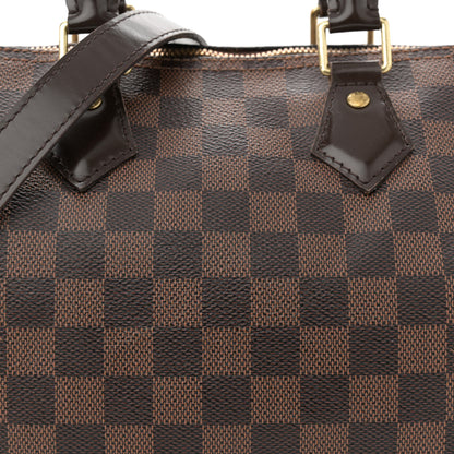 Louis Vuitton Damier Ebene Speedy Bandouliere 25 8 of 14