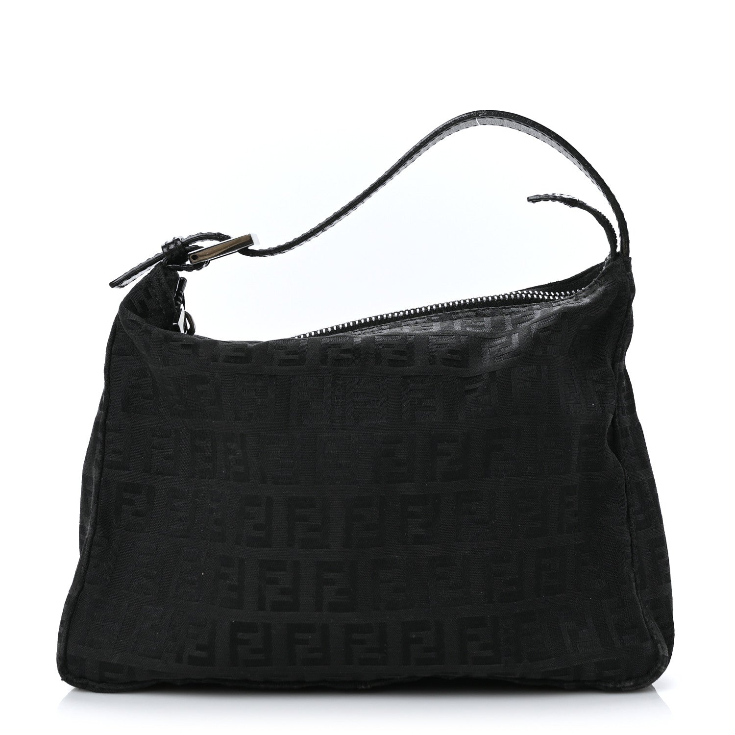 Fendi Zucchino Mini Pochette Black 1 of 9